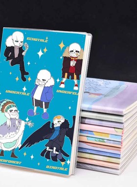 undertale传说之下Frisk骨兄弟游戏周边套胶笔记本子手帐本文具
