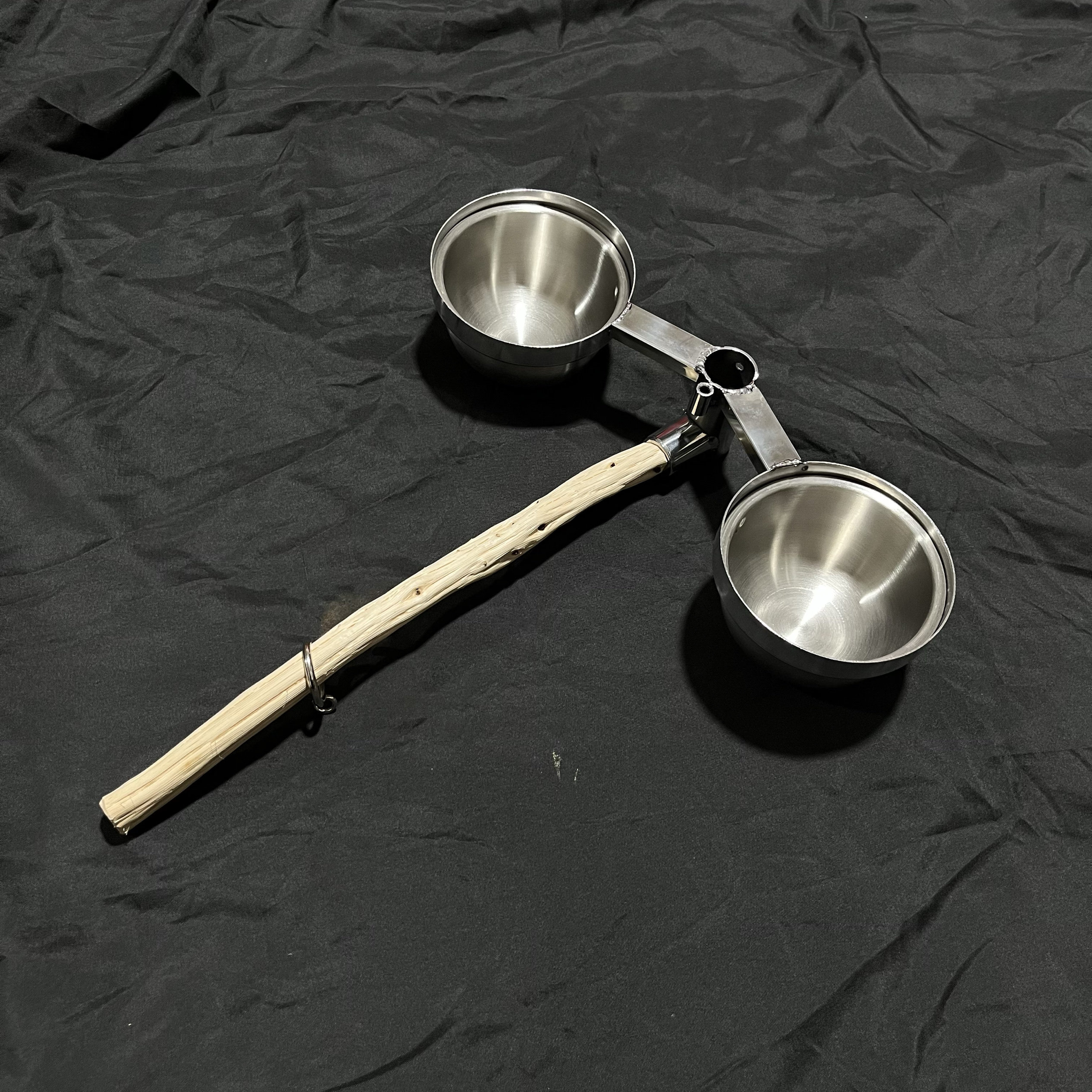 7字鸟架专用野梨木站杆站架鸟站棍野梨木不锈钢磨爪棍防叼304食碗