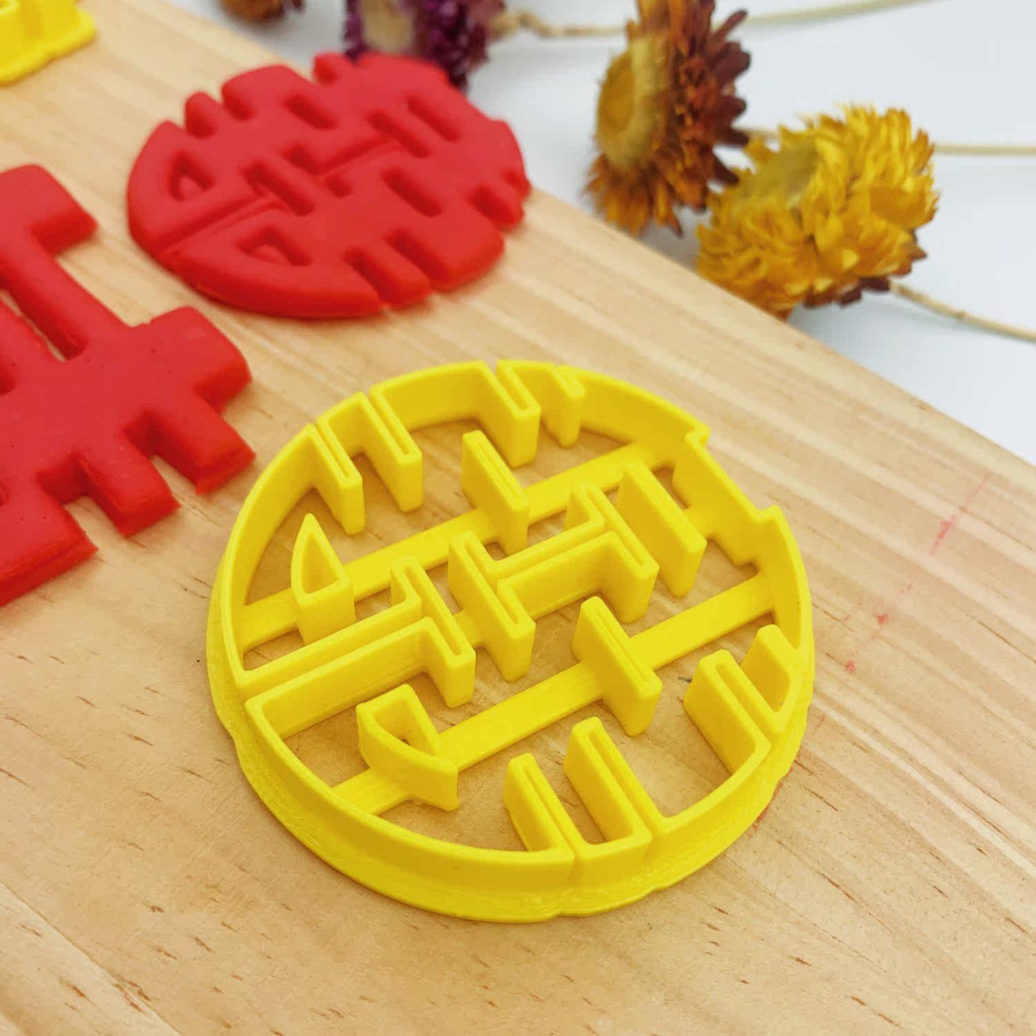 双喜系列花馍翻糖模具