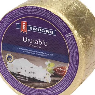 进口欧柏丹麦蓝波芝士蓝纹奶酪500g臭干酪3kgDANISH BLUECHEESE