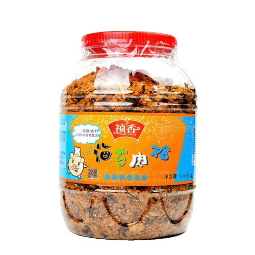 祯香福建正宗特产儿童海苔绵软肉酥1500g大罐装批发零食高端优选
