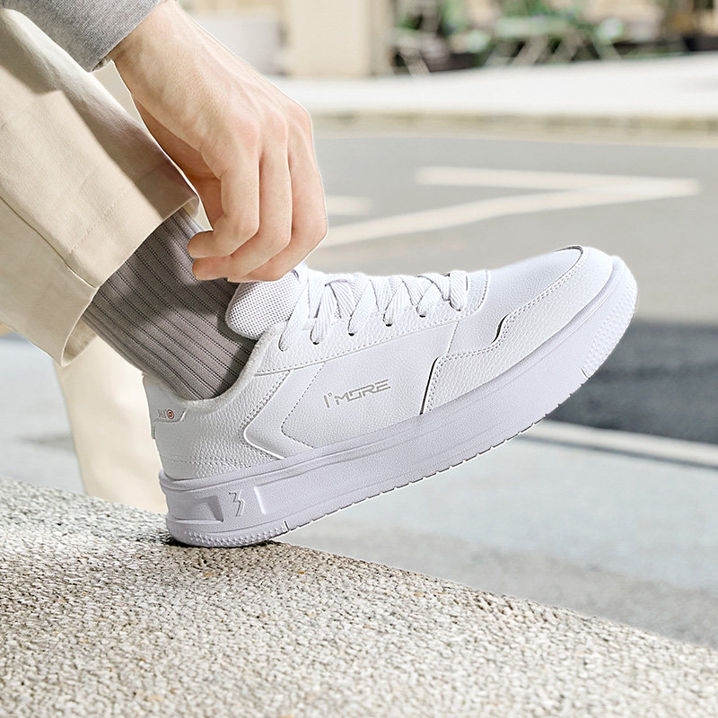 361加绒保暖男鞋板鞋2026春季新款鞋子休闲鞋小白鞋板鞋运动鞋男