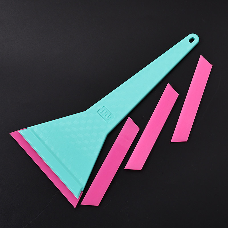 汽车贴膜工具加长牛筋三角刮板前后挡玻璃专用赶水清洁挤水大号刮