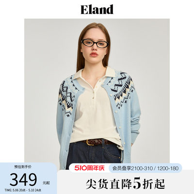 eland针织衫衣恋波西米亚春季