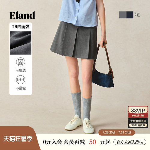 ELAND短裤裙裤A字纯色