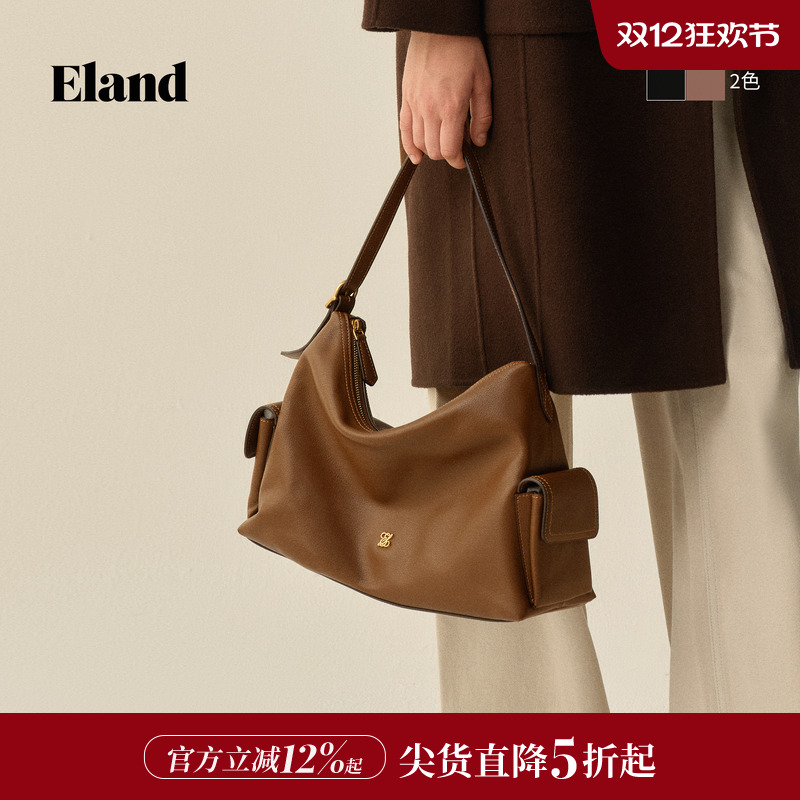 ELAND单肩包斜挎包纯色