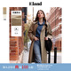 主义风衣女纯棉插肩袖 Eland衣恋经典 外套25春新款 无氟防水