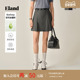 Eland衣恋半身裙女学院风收腰显瘦短裙2025冬季 优可丝 新款