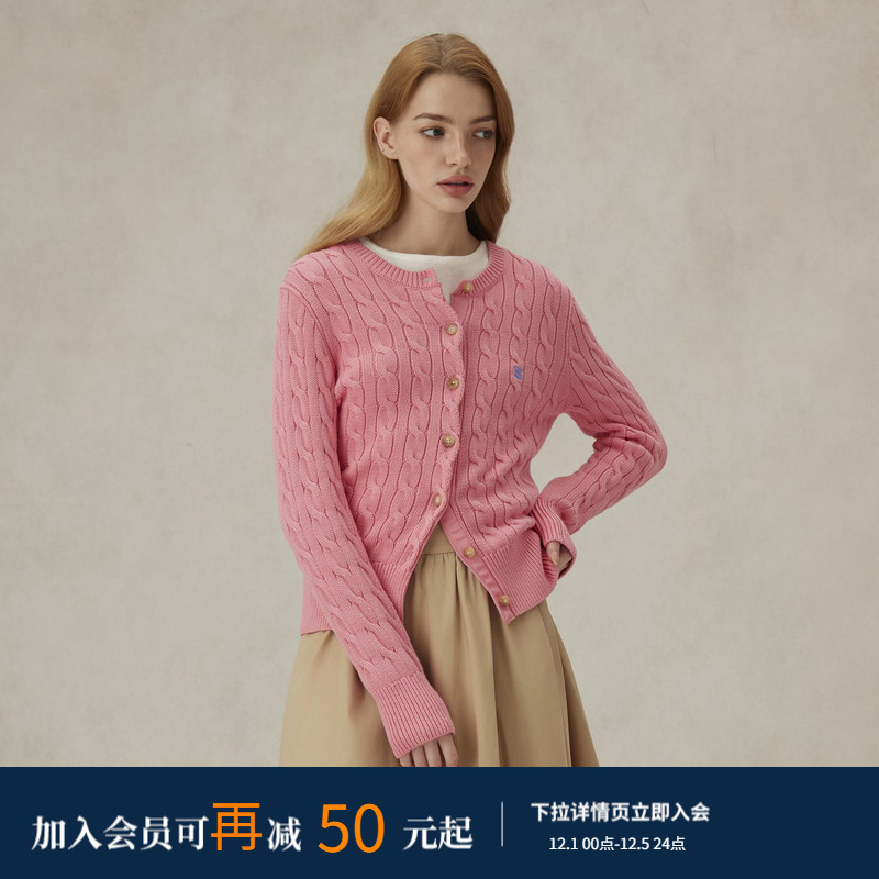 ELAND毛针织衫纯棉开衫