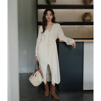 高级感法式诺比昂宽松裙