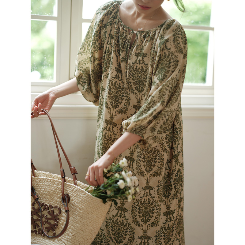 诺比昂慵懒风双绉显瘦