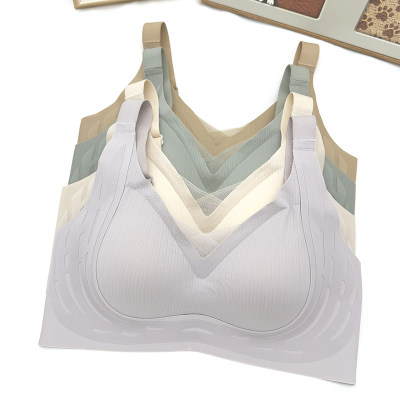 戴美康果冻胶聚拢提拉薄款内衣