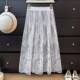 长款 洋气高腰叠穿屁帘温柔风镂空长裙 蕾丝半身裙女春夏秋2026新款