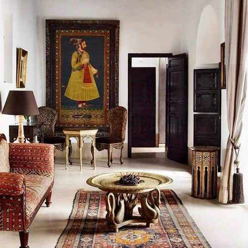 Марокканская медная тарелка Большая декоративная лотка ручной работы.