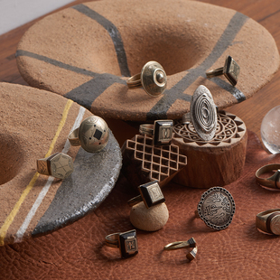 图阿雷格戒指 摩洛哥撒哈拉部落风手工复古民族波西米亚非洲异域