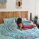 Mandala Duvet Cover印度进口曼达拉床上三件套瑜伽冥想手工印染