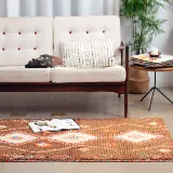 Дизайнерский импортный ковер, Индия, стиль бохо