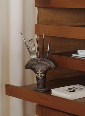 Pentfair阁楼非洲工艺笔筒