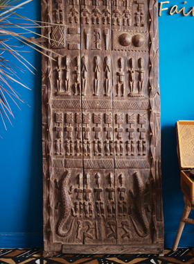 Dogon Antique 西非多贡门古董门板民族装饰门板桌板