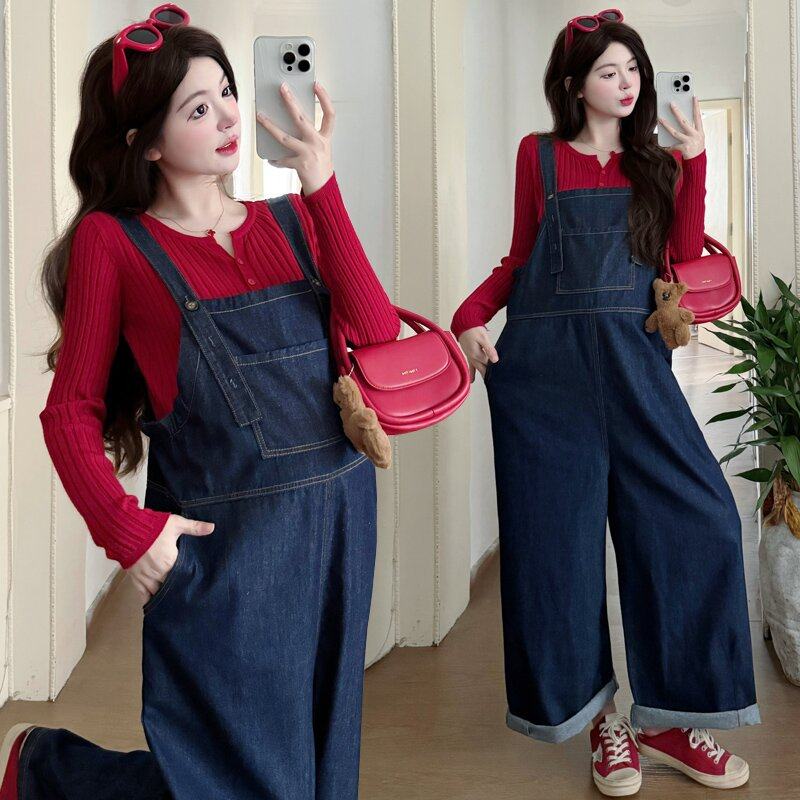 孕妇装春装长袖针织衫春季牛仔背带裤时尚休闲两件套春秋孕妇套装,孕妇装/孕产妇用品/营养,套装,淘宝优惠券,粉丝福利购,淘宝优惠卷