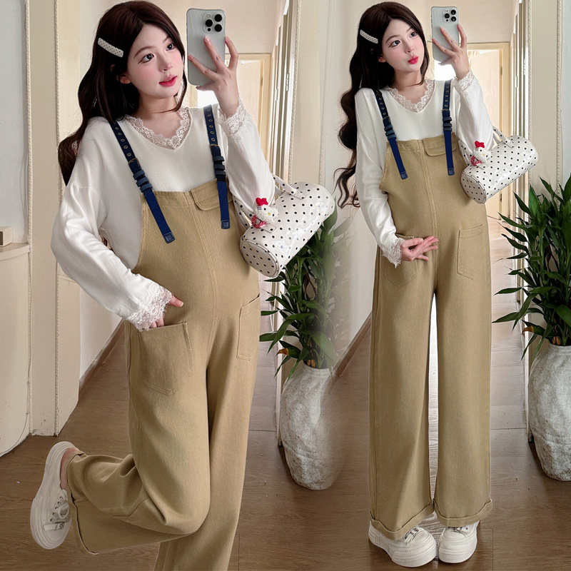 孕妇装春装长袖上衣春季牛仔背带裤时尚休闲两件套春秋孕妇套装春,孕妇装/孕产妇用品/营养,套装,淘宝优惠券,粉丝福利购,淘宝优惠卷