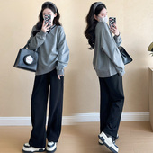 孕妇套装 秋冬装 子韩版 秋装 两件套秋 裤 2026新款 卫衣秋季 孕妇装 长袖