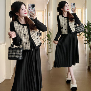 秋装 辣妈孕妇裙怀孕裙子秋季 韩版 连衣裙时尚 打底裙 显瘦长袖 孕妇装