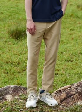 雅戈尔Hanp/汉麻世家春夏男土透气棉麻休闲九分裤ACXK333021QQA