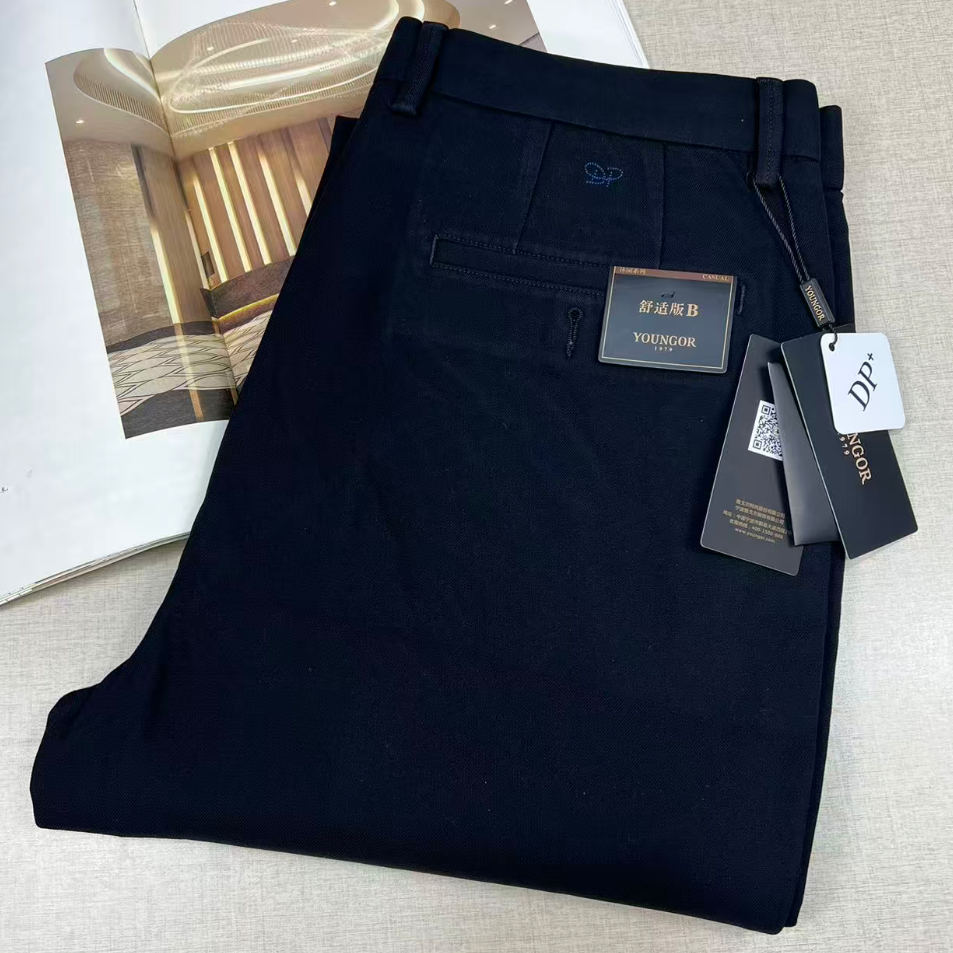 雅戈尔休闲裤男高端直筒裤B版