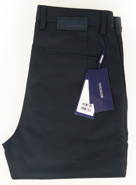 雅戈尔休闲裤商务休闲免烫秋冬款弹力水洗长裤灰蓝色325039HWY