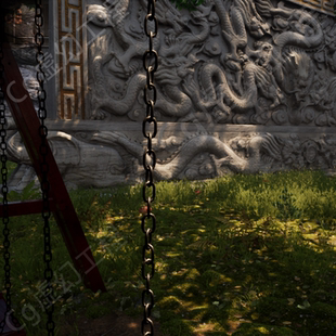 ue4场景中国风园林山涧虚幻4国风古代山谷瀑布庄园山洞素材合集