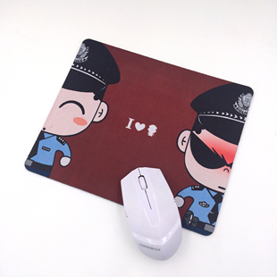 警察蜀黍原创卡通电脑办公桌垫—叱咤小警系列鼠标垫叱咤版键盘垫