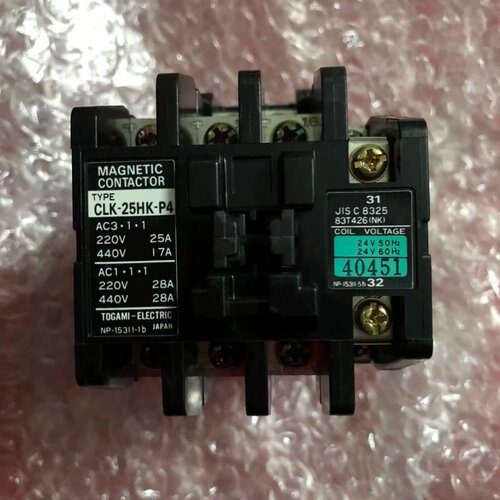 TOCAMI-ELECTRIC TYPE CLK-25HK-P4 JIS C8325 NP-15311-1B