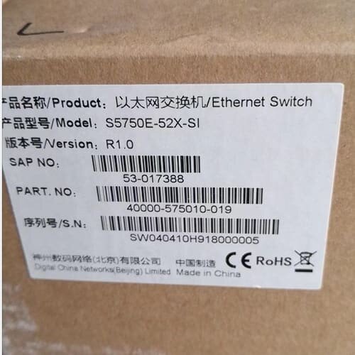 神州数码S5750E-52X-SI R3500-10C-AC-SI ES2208 DCME-200 交换机