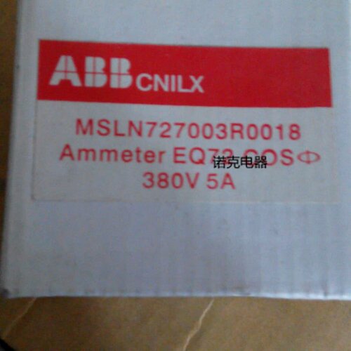 电流表MSLN727001R1010 Ammetter EQ72 1250/5 500/5 100/5