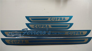 适用西雅特  烈昂 LEON FR FR+ CUPRA 迎宾踏板不锈钢超薄门槛条
