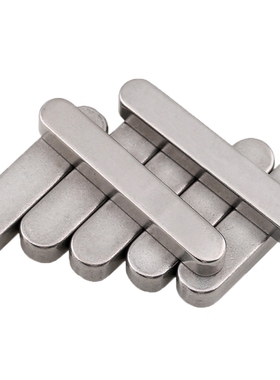 不锈钢304圆角平键销M5M6x5x6x10x12x14x20x25x30x35x40x45x50x60