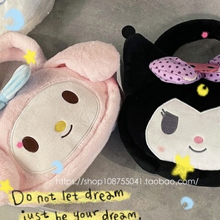 库洛米手提包玉桂狗狗单肩包斜挎美乐蒂小包包日本限定百搭毛绒包