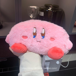 星之卡比毛绒笔袋 美乐蒂大耳狗兔毛化妆包卡通学生文具收纳包