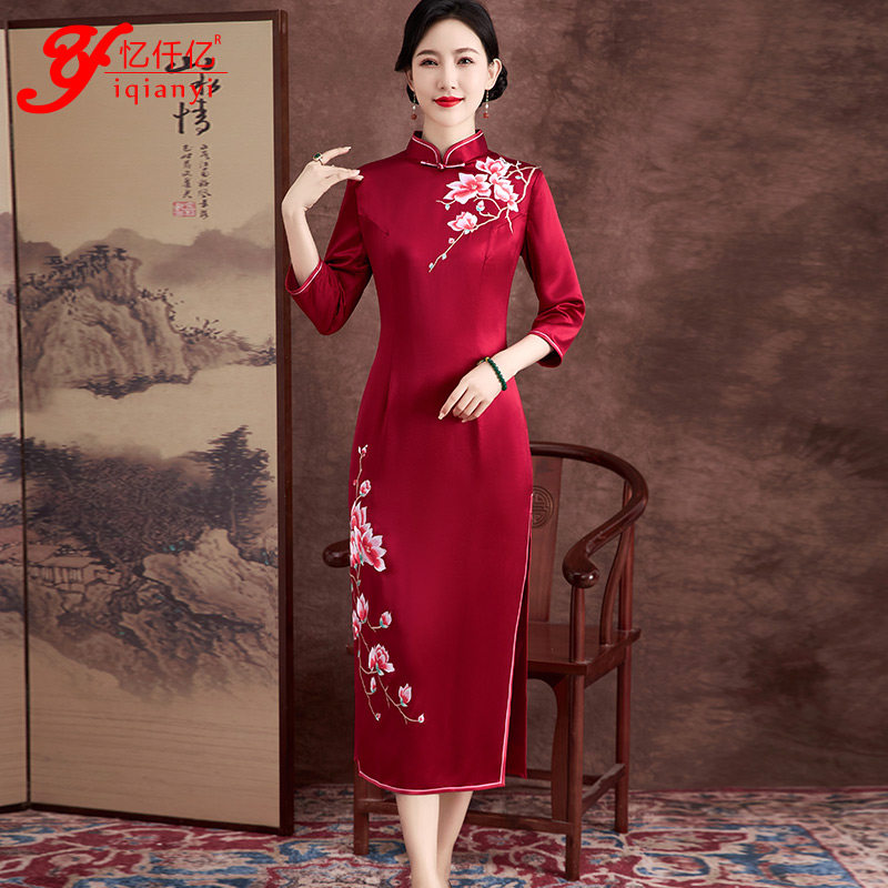妈妈装大牌连衣裙正品