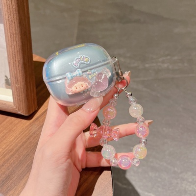 适用小米redmibuds6pro保护套红米Buds 5Pro无线蓝牙耳机保护壳红米buds6pro耳机套立体卡通链条新款