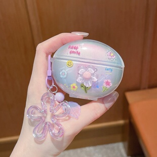 适用OPPO Enco Free4耳机套无线蓝牙耳机oppofree4保护壳卡通可爱防摔TPU透明保护套Free4保护套