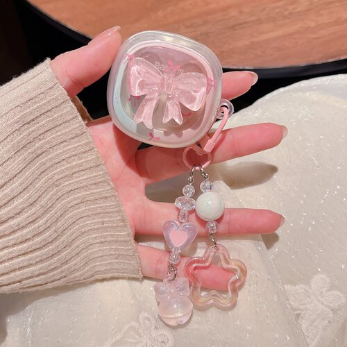 适用Baseus倍思WM02+蓝牙耳机保护套wm01壳wm02防摔壳可爱耳机套男女防摔防刮花盒子TPU分体软壳