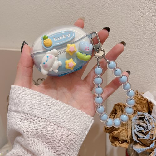 立体卡通OPPO Enco Free3保护套适用oppo新款encofree3透明蓝牙oppofree3软壳oppoencofree三代真无线降躁壳