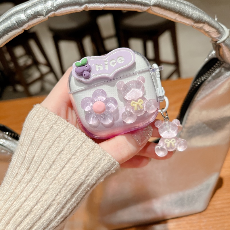 适用AirPods4保护套苹果Air Pods4保护壳主动降噪aipods4代耳机保护壳新款软壳防摔简约立体新款