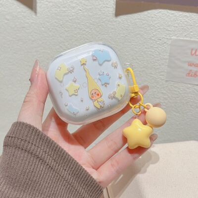 适用荣耀Earbuds X9耳机壳透明新款Honor荣耀Earbudsx9牙耳机保护套卡通可爱硅胶软壳防摔盒耐脏外壳