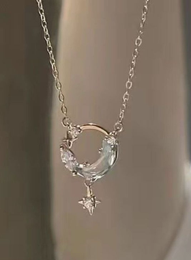 项链锁骨链女颈链女银金色儿童礼物生日新年蝴蝶