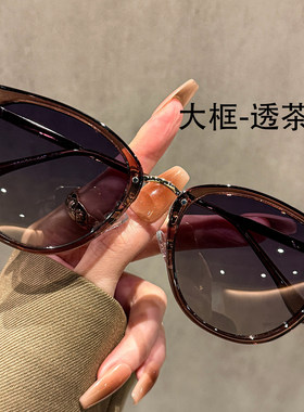2026新款茶色偏光墨镜女高级感显瘦素颜神器防晒防紫外线太阳镜潮