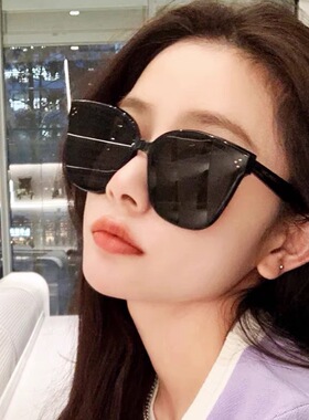 2026太阳镜男墨镜女感连体三点黑色街拍时尚同款防晒眼镜