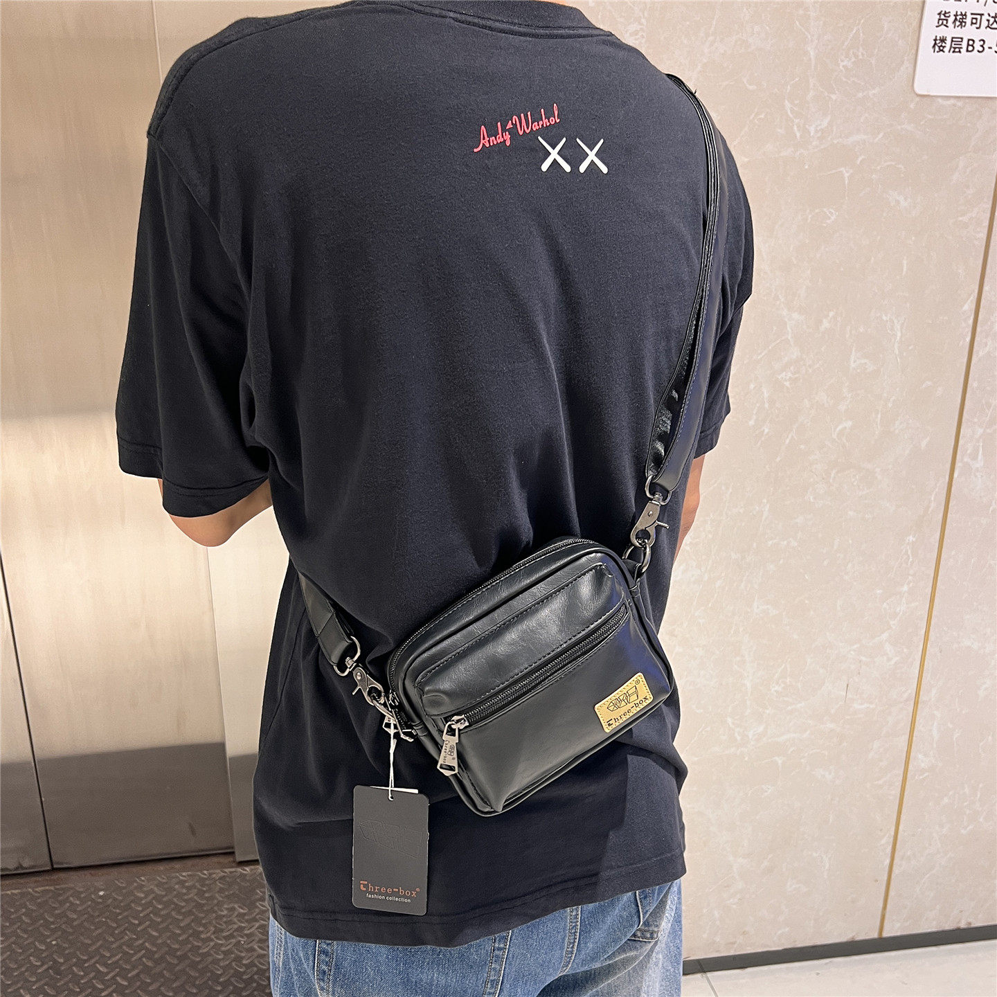 threebox潮牌男士迷你小方包